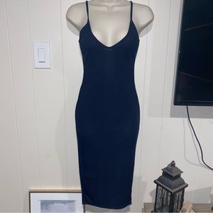 Ribbed Midi Dress Bodycon